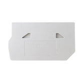 Weidmuller End plate, dark beige, 52.25 x 2.5mm